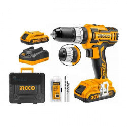 HE TALADRO ATORNILLADOR INALAMBRICO 1/2" 20V  INGCO