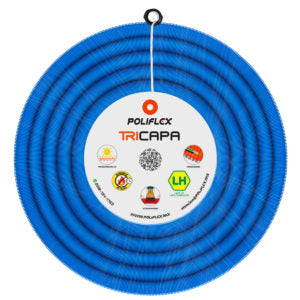 PX POLIFLEX AZUL TELECOMUNICACIONES C/GUIA 3/4" 50MT